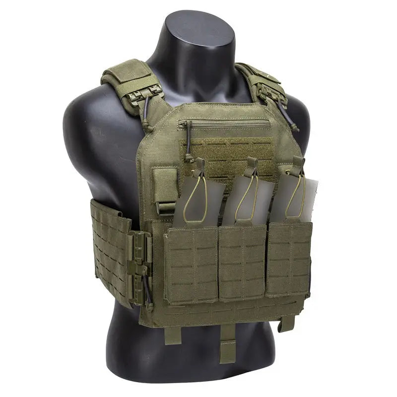 Chaleco Tactical Gear 25x30cm Plate Carrier Molle Tactical Vest for Outdoor
