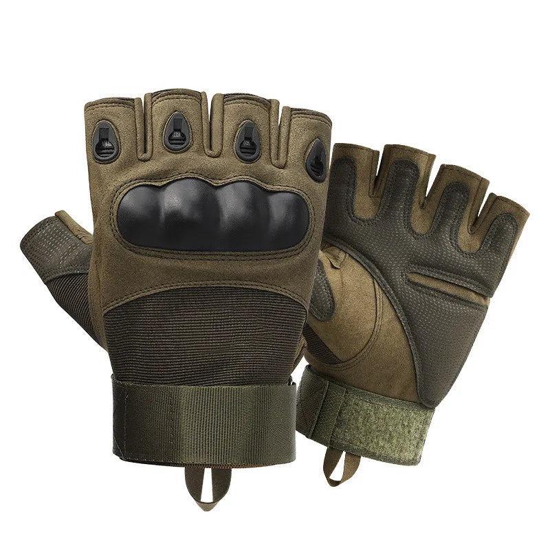 Motorcycle Gloves Men Tactical Military Hunting Shooting Knuckle Protection
