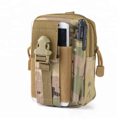 Tactic Sling Waist Bag Nylon MOLLE EDC Pouch for Outdoor Activities