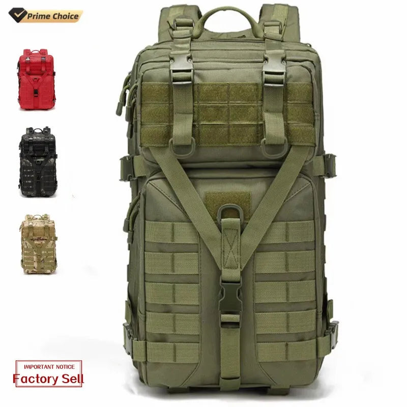 Tactic Multiple Color Oxford 45L Camping Backpack Waterproof Molle  Bag Mochila