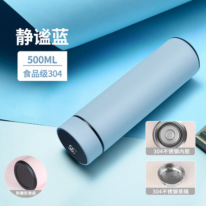 Termos Termo Digital Led Temperature Smart Water Bottle With Reminder to Drink Water