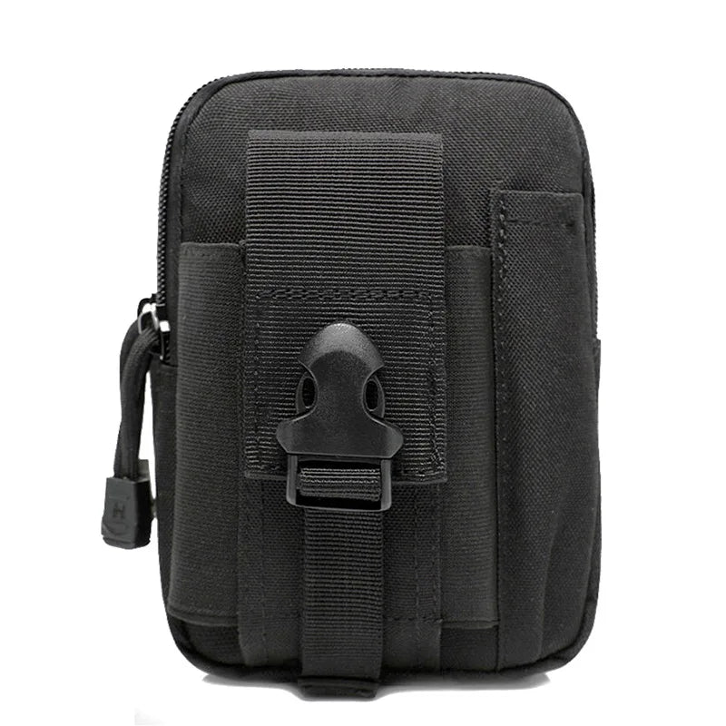 Tactic Sling Waist Bag Nylon MOLLE EDC Pouch for Outdoor Activities
