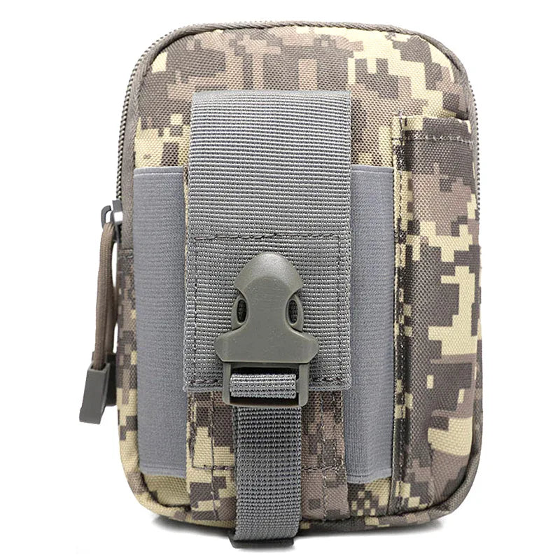 Tactic Sling Waist Bag Nylon MOLLE EDC Pouch for Outdoor Activities
