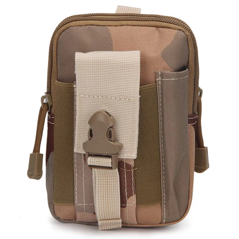 Tactic Sling Waist Bag Nylon MOLLE EDC Pouch for Outdoor Activities