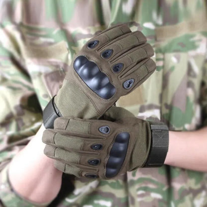 Motorcycle Gloves Men Tactical Military Hunting Shooting Knuckle Protection