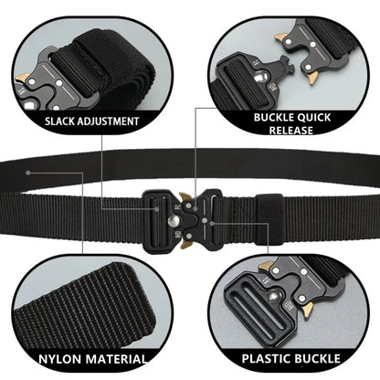 Tactics Belt Multi Functional Buckle Nylon Belt High Quality Marine