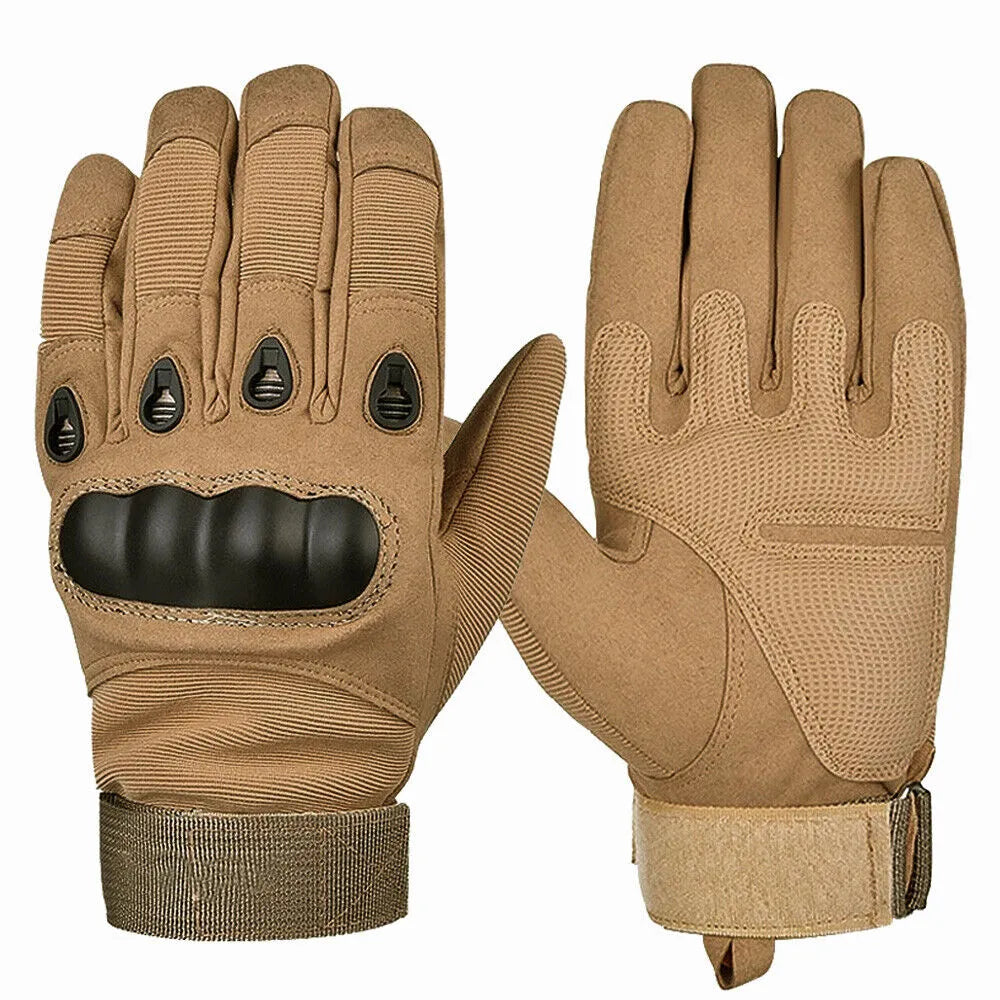 Motorcycle Gloves Men Tactical Military Hunting Shooting Knuckle Protection