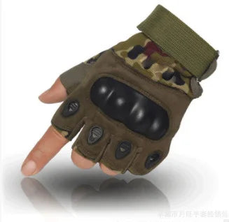 Motorcycle Gloves Men Tactical Military Hunting Shooting Knuckle Protection