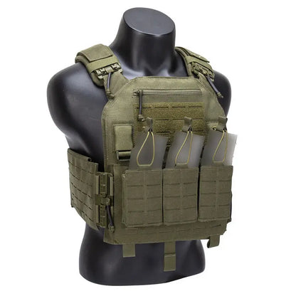 Chaleco Tactical Gear 25x30cm Plate Carrier Molle Tactical Vest for Outdoor