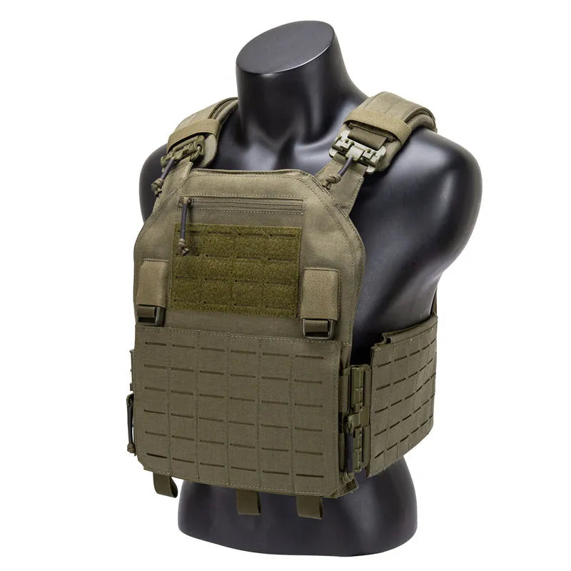 Chaleco Tactical Gear 25x30cm Plate Carrier Molle Tactical Vest for Outdoor