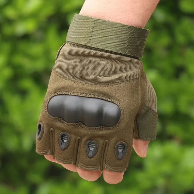 Motorcycle Gloves Men Tactical Military Hunting Shooting Knuckle Protection