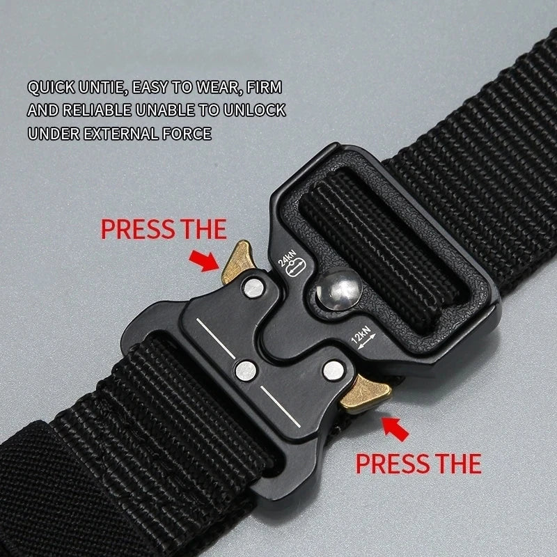 Tactics Belt Multi Functional Buckle Nylon Belt High Quality Marine